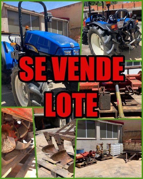 Lote de tractor New Holland